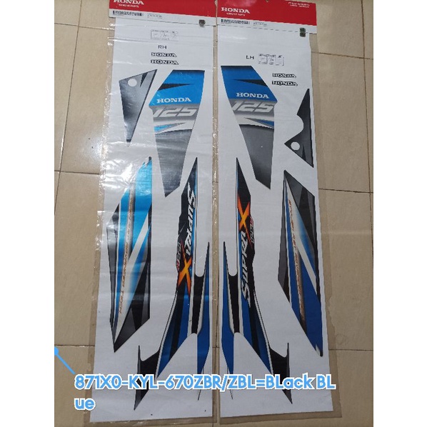 STRIPING SUPRAX/871X0-KYL-670ZBR/ZBL(1 SET)