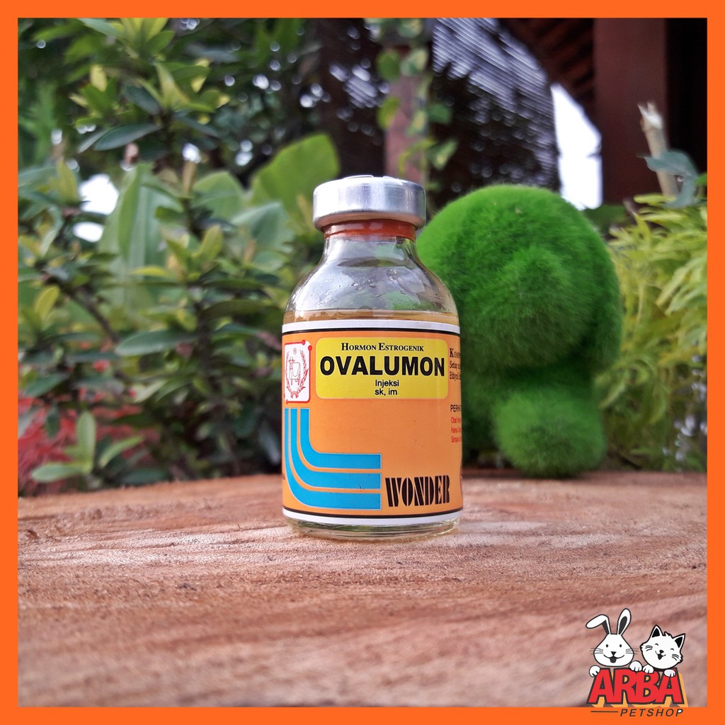 OVALUMON 20 ml  Obat Birahi Hewan Suntik Untuk Kelinci Kucing Anjing Kambing Sapi Domba Betina Murah