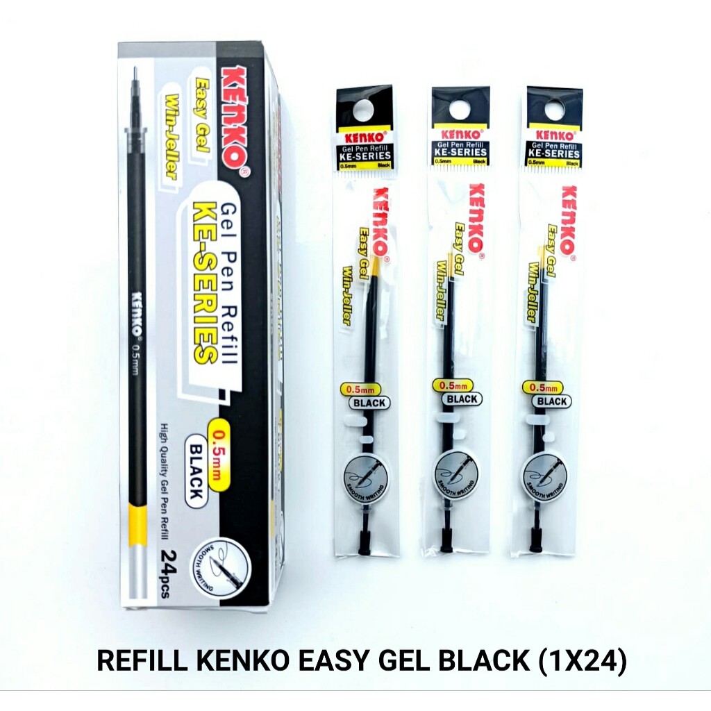 

Refill Kenko Easy Gel Hitam/Isi Ulang Pena Gel/Refill Gel Pen