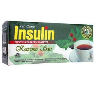 

Daun Insulin Kencono sari - Teh Celup Insulin 60 gr ( 20 tea Bag ) Teh Celup Insulin obat herbal diabet / diabetes / kencing manis Asli Obat Diabetes darah Tinggi Promo Harga Jual Murah Terjangkau