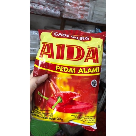 

Cabe Bubuk/Cabe Giling Merk Aida 250g