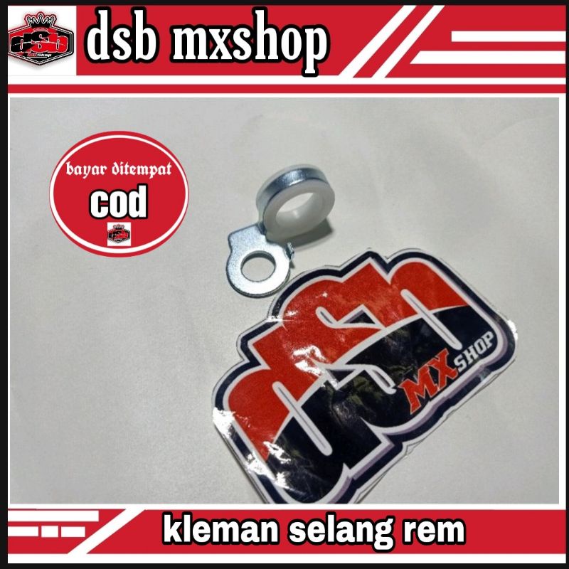 KLEMAN SELANG REM KLX DEPAN BELAKANG