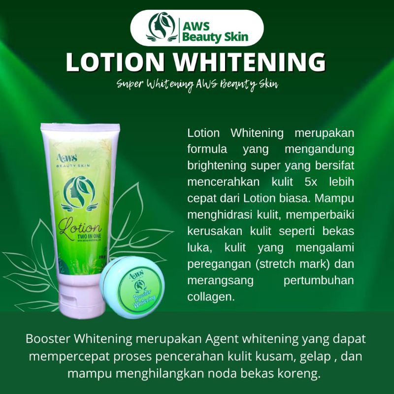 Paket hemat Lotion whitening by Aws beautyskin