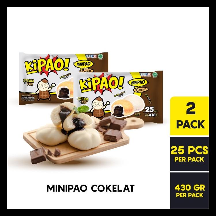 

Kipao Minipao Cokelat @ 25 Pcs 430 Gr Multipack