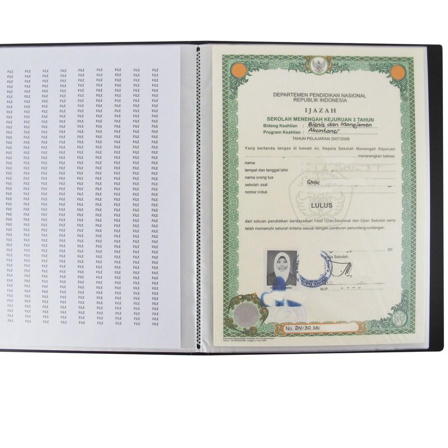 

[Sale⭐] CPL-385s Dokumen Keeper / Clear Holder / Document Keeper / Display Book EAGLE A4 / F4 40 Poc