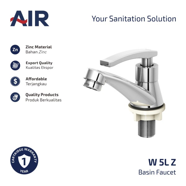 AER KRAN WASTAFEL KRAN CUCI TANGAN W 5L Z