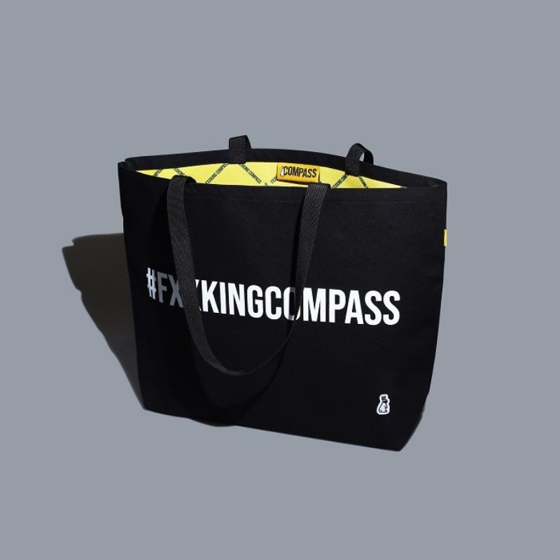 TOTEBAG COMPASS FR2 COLLABS FXXKINGCOMPASS RETAIL MURAH