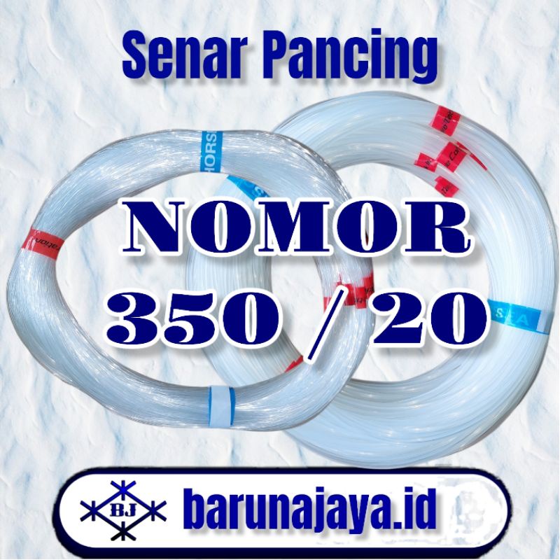 10Roll Senar Pancing - Senar Layangan - Senar Sikat Galon No. 20 / 350