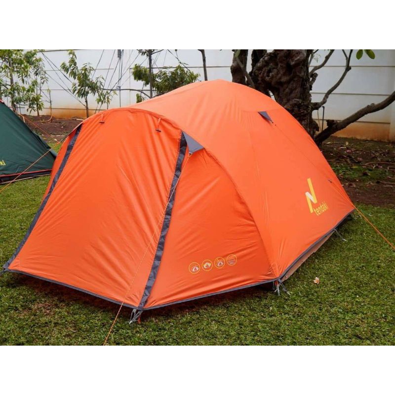 TENDA CAMPING TENDAKI BORNEO 4 TENDA DOME GUNUNG OUTDOOR HIKING PENDAKI GUNUNG