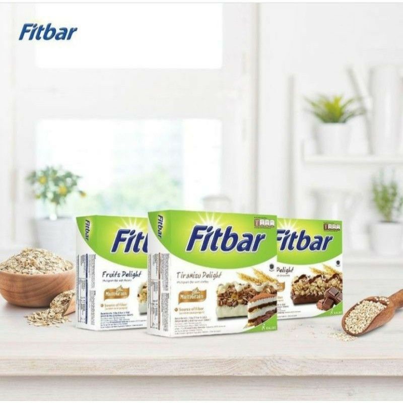 

MEDANKOTA - FITBAR 5×22gr TIRAMISU/COKLAT/FRUIT CEMILAN SEHAT FITBAR KALBE