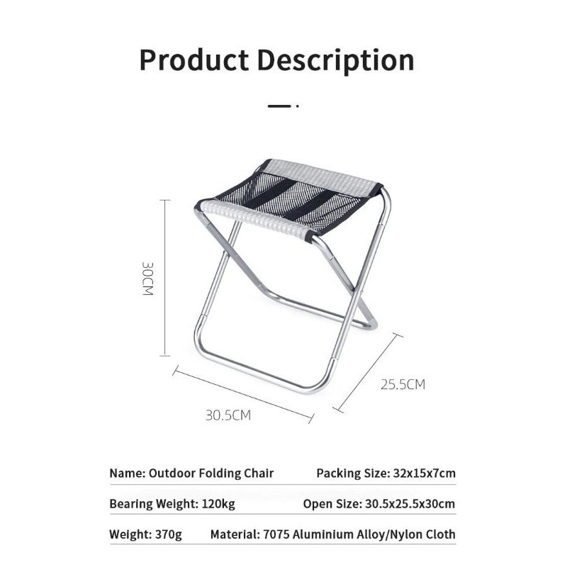 KURSI LIPAT NATUREHIKE NH20JJ006//KURSI LIPAT NATUREHIKE TIPE 22