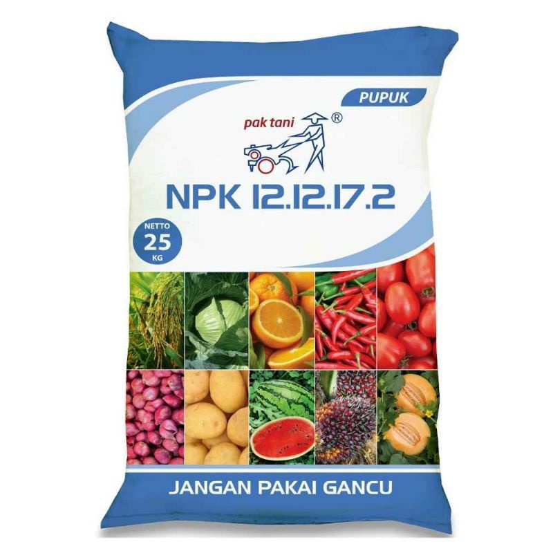 Jual NPK 12 12 17 2 PAK TANI 1 Kg Original Kemasan Pabrik | Shopee ...