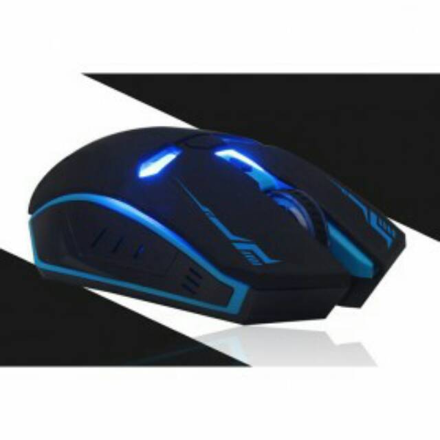 TaffWare Wireless Iron Man Style Optical Mouse Silent Click 2.4Ghz