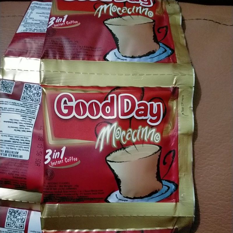 Good day mochacino isi 10sachet/renteng  @20gr.