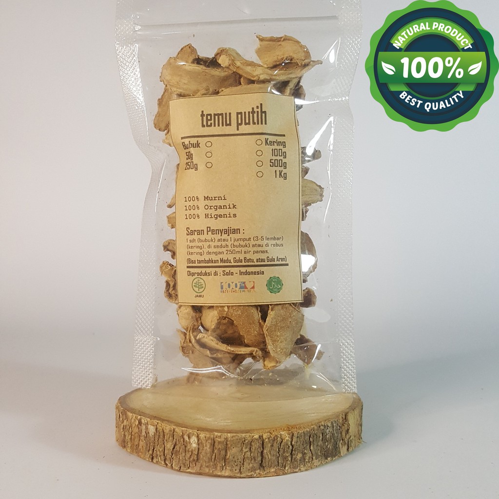 

TEMU PUTIH IRIS KERING 1000 GRAM / 1 KG - Curcuma Zedoaria - MUR