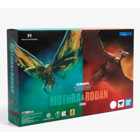 S.H.MonsterArts Mothra & Rodan 2019 Figure New MIB