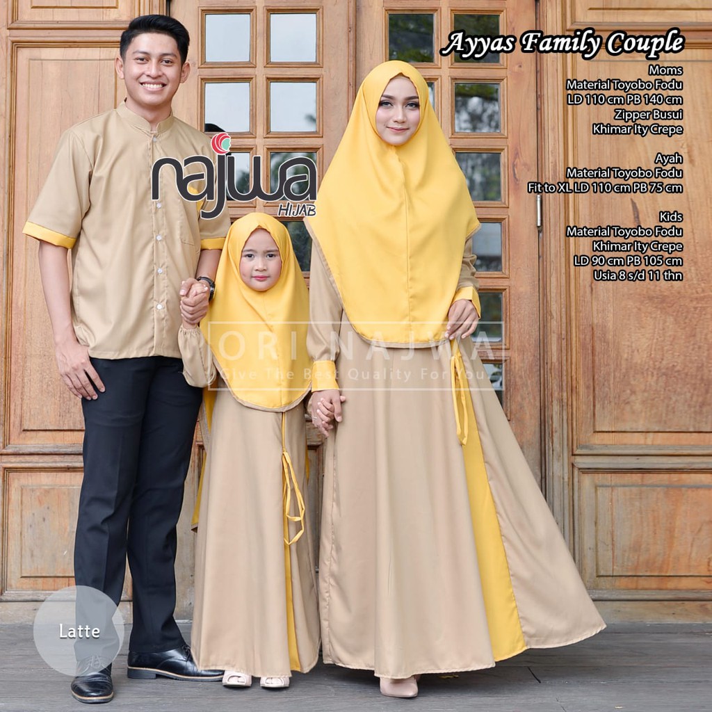 Ayyas Family Couple By Najwa| Suplier Hijab Solo| Grosir