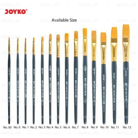 

JOYKO BRUSH KUAS CAT AIR CAT MINYAK LUKIS ACRYLIC BR-10 SET MOTIF LENGKAP MURAH KECIL BESAR BR 10 PALET AKRILIK