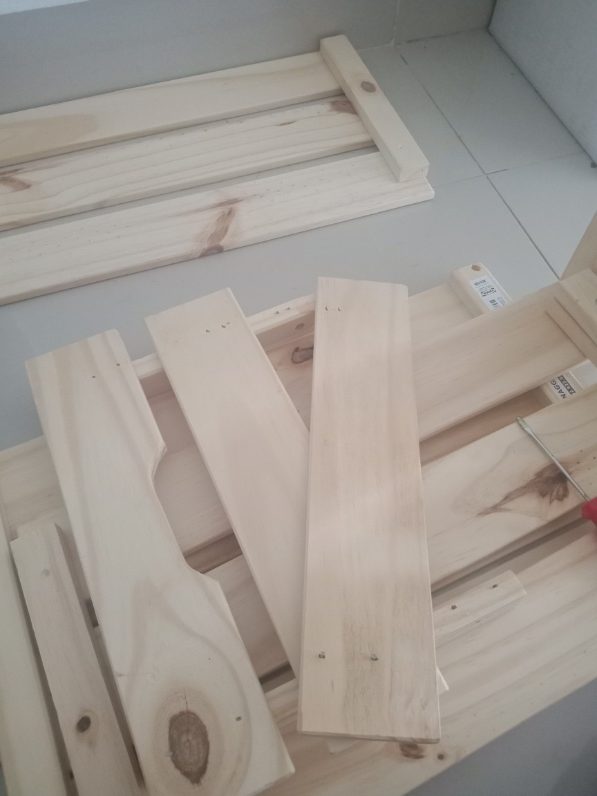 Kotak Penyimpanan Kayu Pinus, 46x31x25cm Kn1576