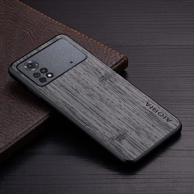 CASE POCO M5 / M4 PRO 4G WOOD TEXTURED AIORIA ORIGINAL