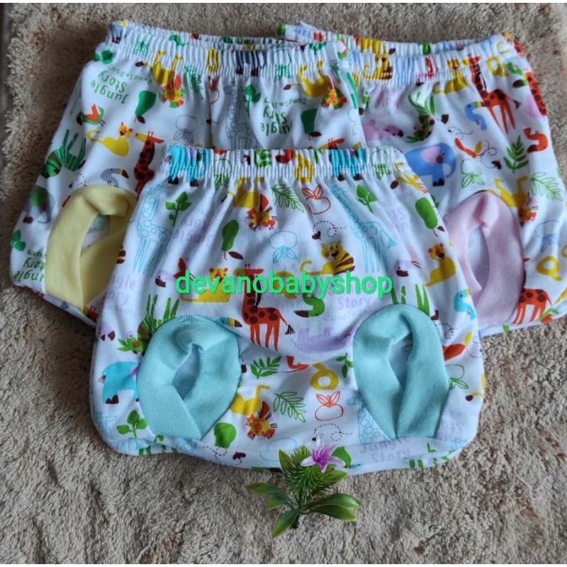 6pcs CELANA PENDEK BAYI-CELANA JAY JAY POP ROTARY-CELANA BAYI LEMBUT-CELANA BAYI POP MURAH SNI