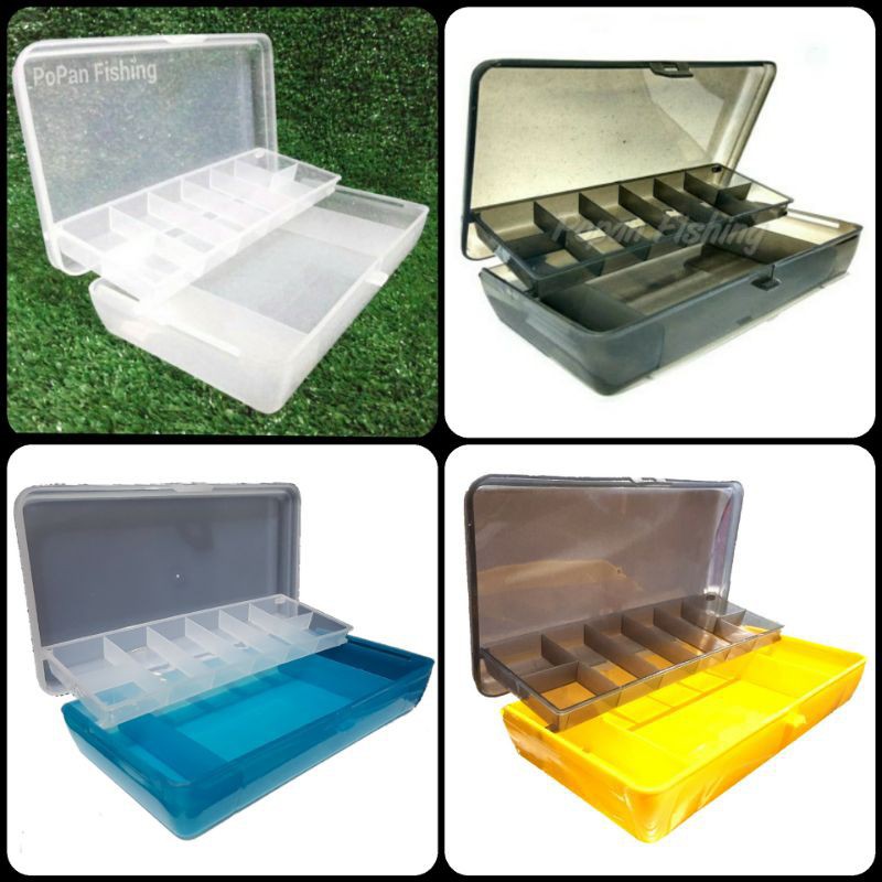 TACKLE BOX HS021 (Color BLUE / WHITE CLEAR / YELLOW)
