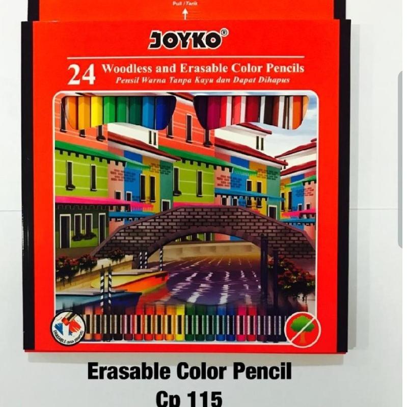 

Terbaik JOYKO CP-115 Pensil Warna 24 Warna Bisa Di Hapus JOYKO Erasable