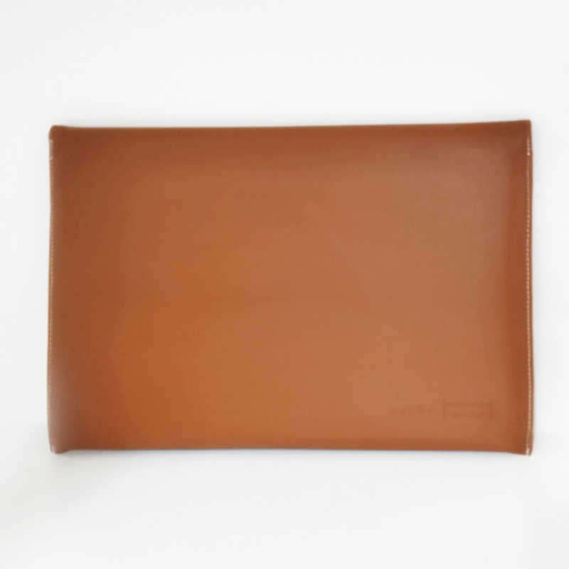 Leather Sleeve Case Laptop 14&quot; [Brown/ Ivory/ Black]