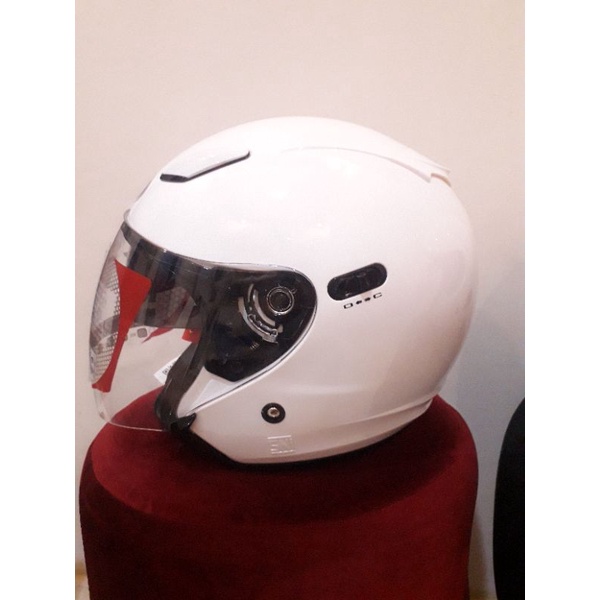 KYT DJ MAXI dobel visor putih/White, black doff, grey gorilla, motif (perpaduan djmaru, kyoto dan ga