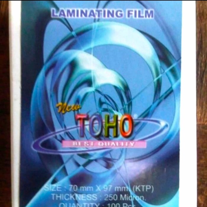 

Plastik Laminating TOHO Ukuran KTP 250 Micron