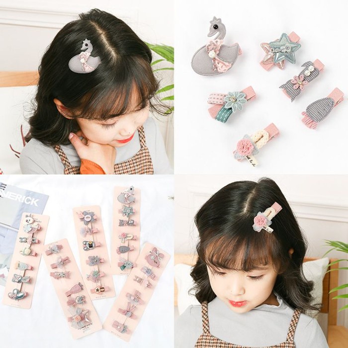 Jepit Rambut Anak Set Jepit Rambut Korea Lucu Murah Aerith