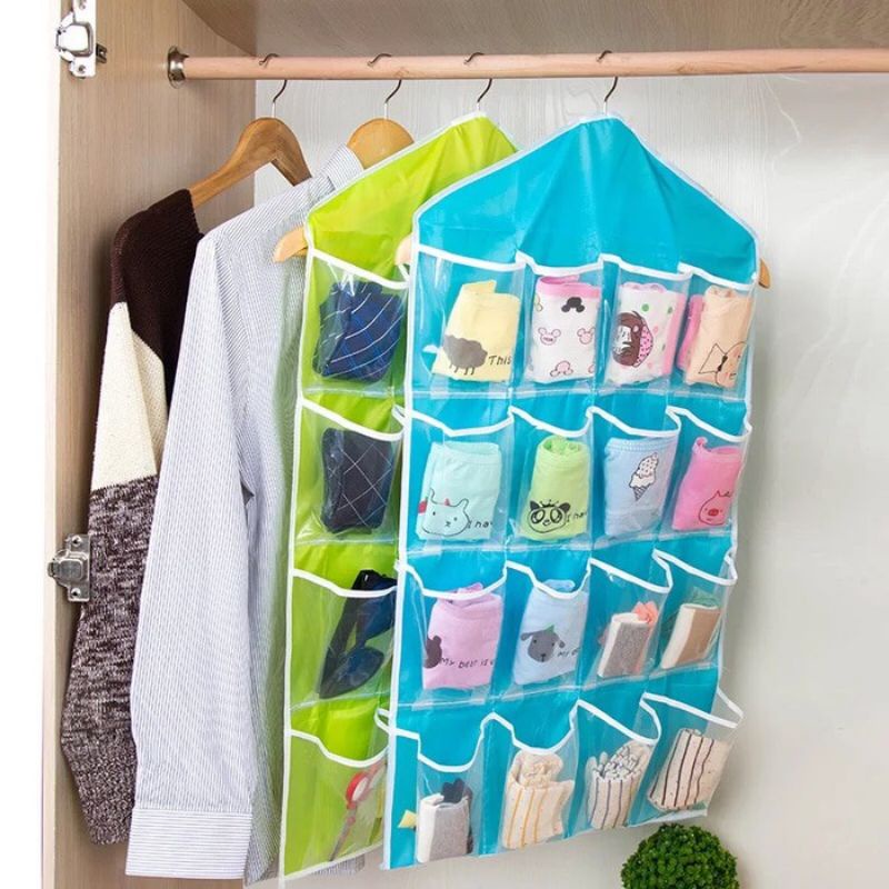 Storage Hanger Bag Gantungan 16 Kantong