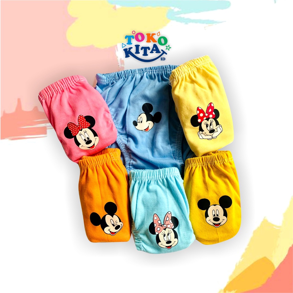 CELANA DALAM ANAK (3 pcs)  CD Miki / Minni MURAH