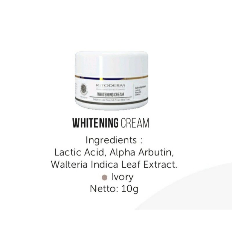 Kitoderm Whitening Cream