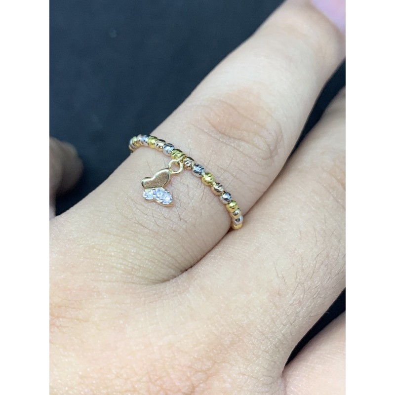 cincin emas asli kdr 700 model serut 3 color