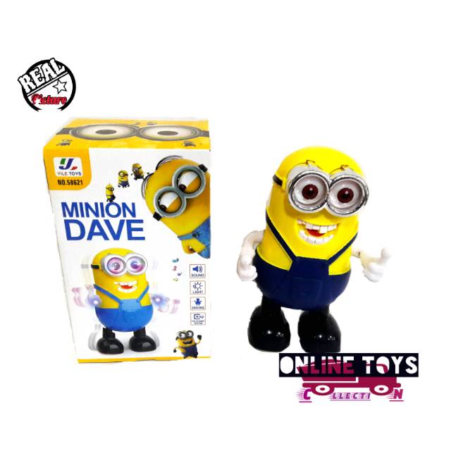Minion Dave Dancing / Mainan Anak Robot Minion Dave Murah