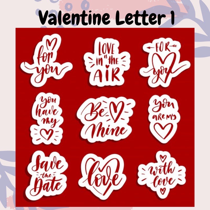 Sticker Valentine Day aesthetic stiker tumblr estetik