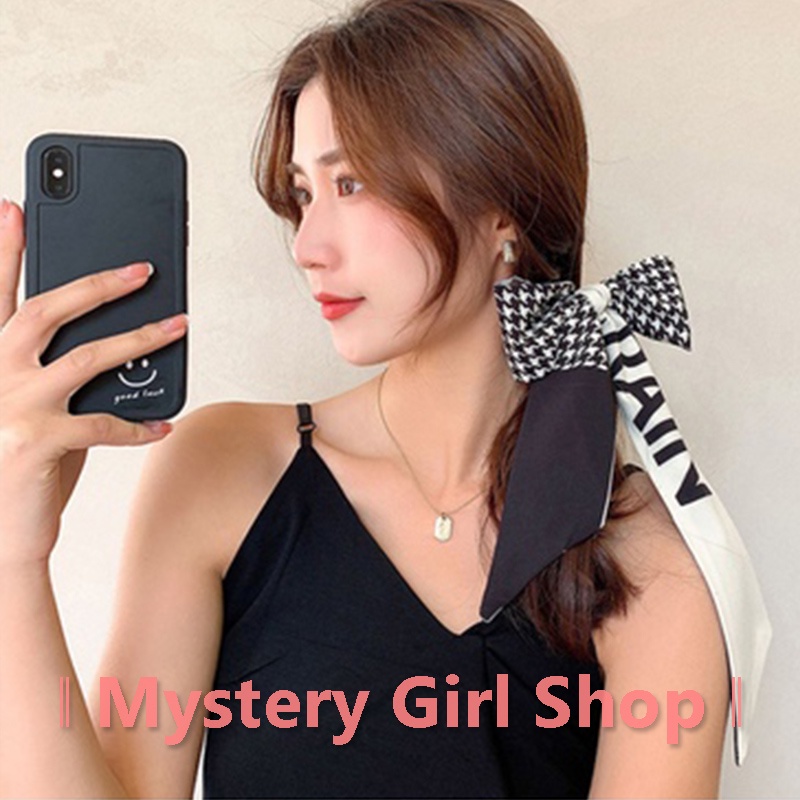 Mysterygirl -Jedai Rambut Syal Mini Scarf Twilly, Scarf Leher, Scarf Tas, Bahan High Grade Silk Ikat rambutI Motif Bunga