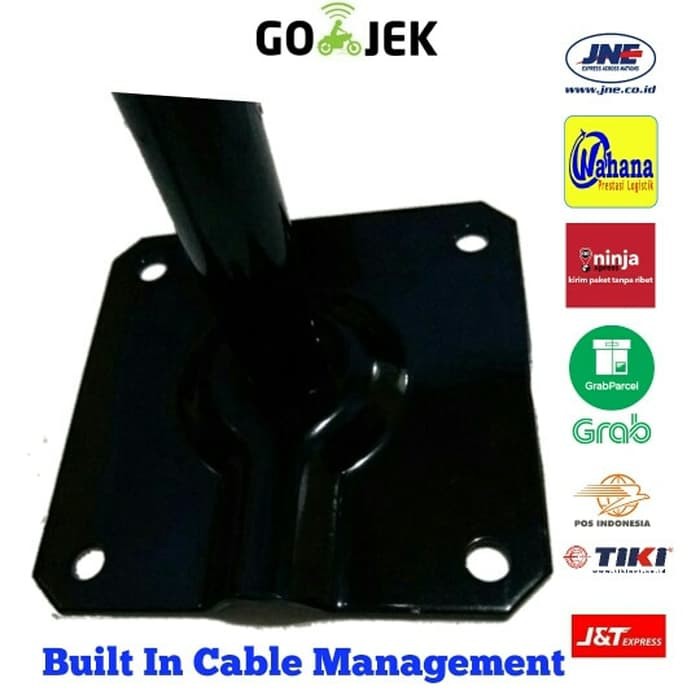 Bracket TV Gantung 43 40 32 24&quot; Water Pass 2 Meter Adjustable Bahan Tebal