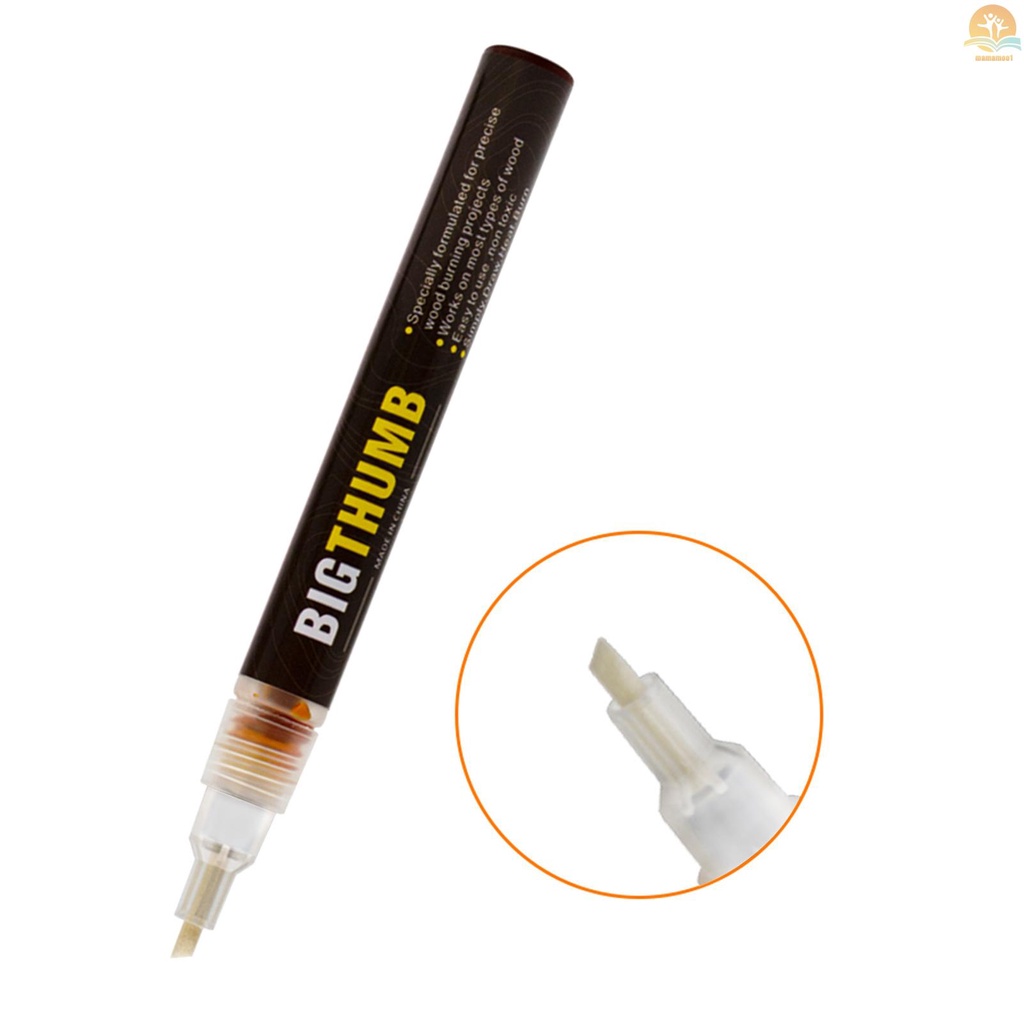 Pyrography Marker Chemical Wood Burning Marker Pen Safe Tool for DIY Projects Wood Painting