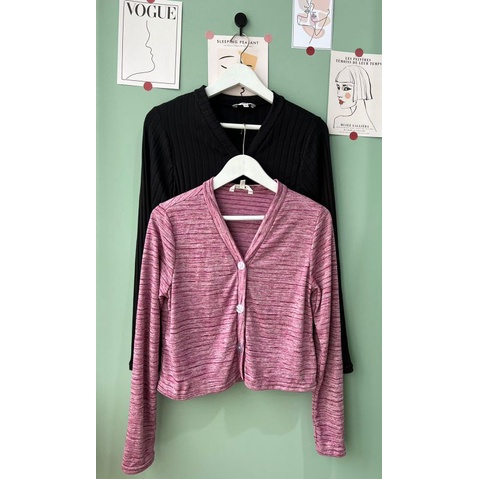 Mrdi Vneck button cardigan