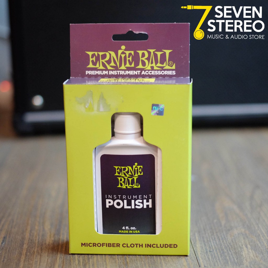 Ernie Ball 4222 Instrument Polish with Microfiber Cloth