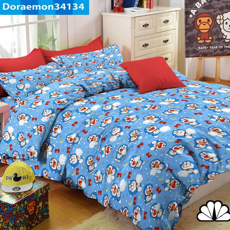 SPREI BEDCOVER KATUN STAR DORAEMON