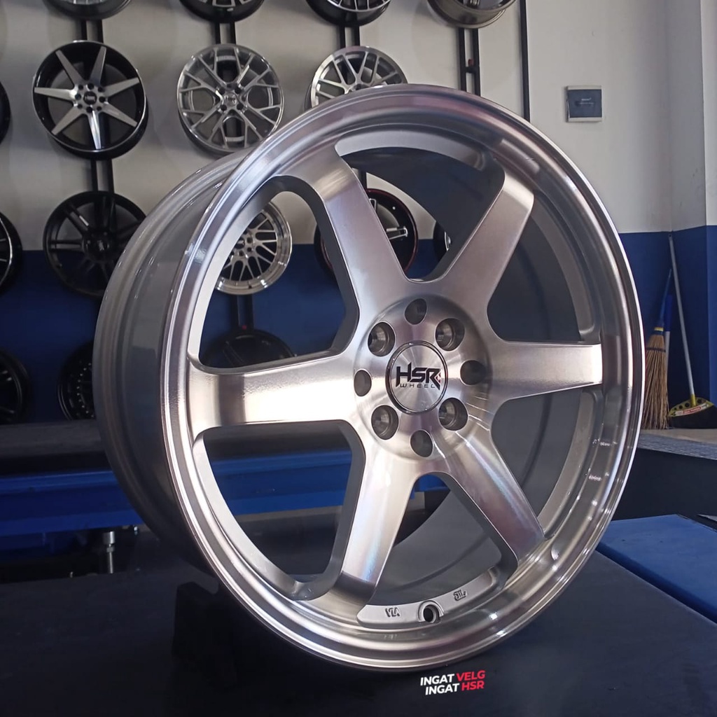 VELG RACING TIPE TE37 RING 17 VELG CELONG LUBANG BAUT 4X100/4X114,3 - HSR TOKYO
