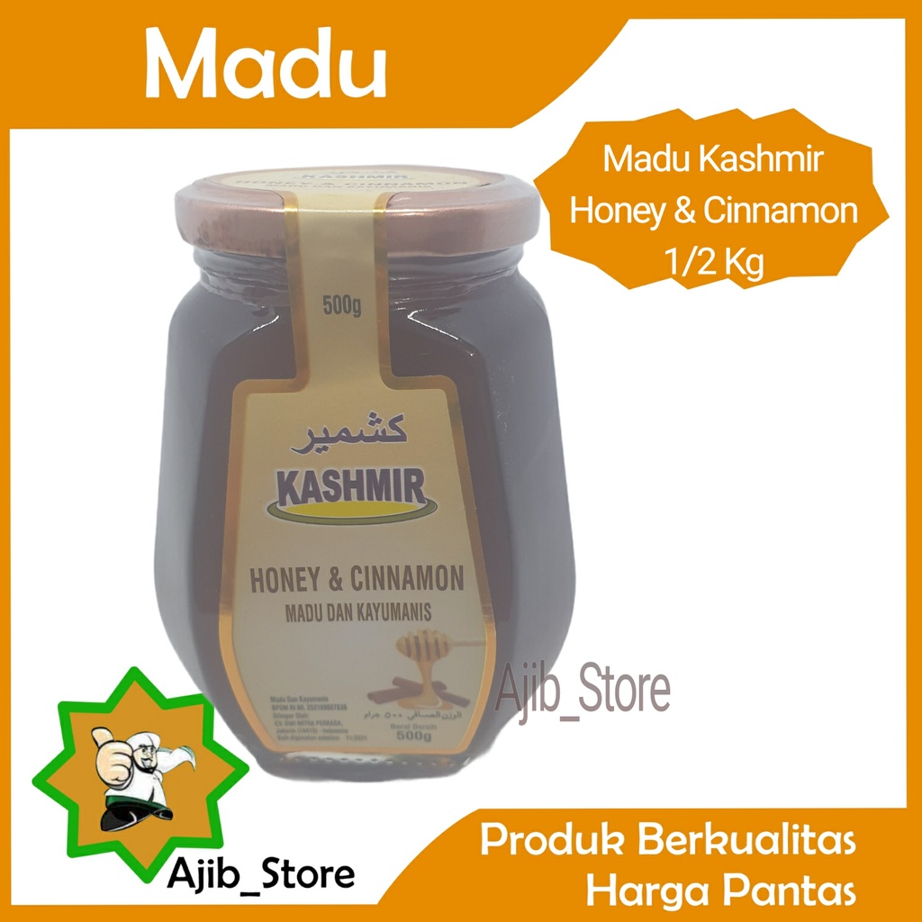 

(100% ASLI) Madu Arab Murni KASHMIR HONEY & CINNAMON KAYU MANIS 500 Gram 500gr 500g 1/2 Kg A216