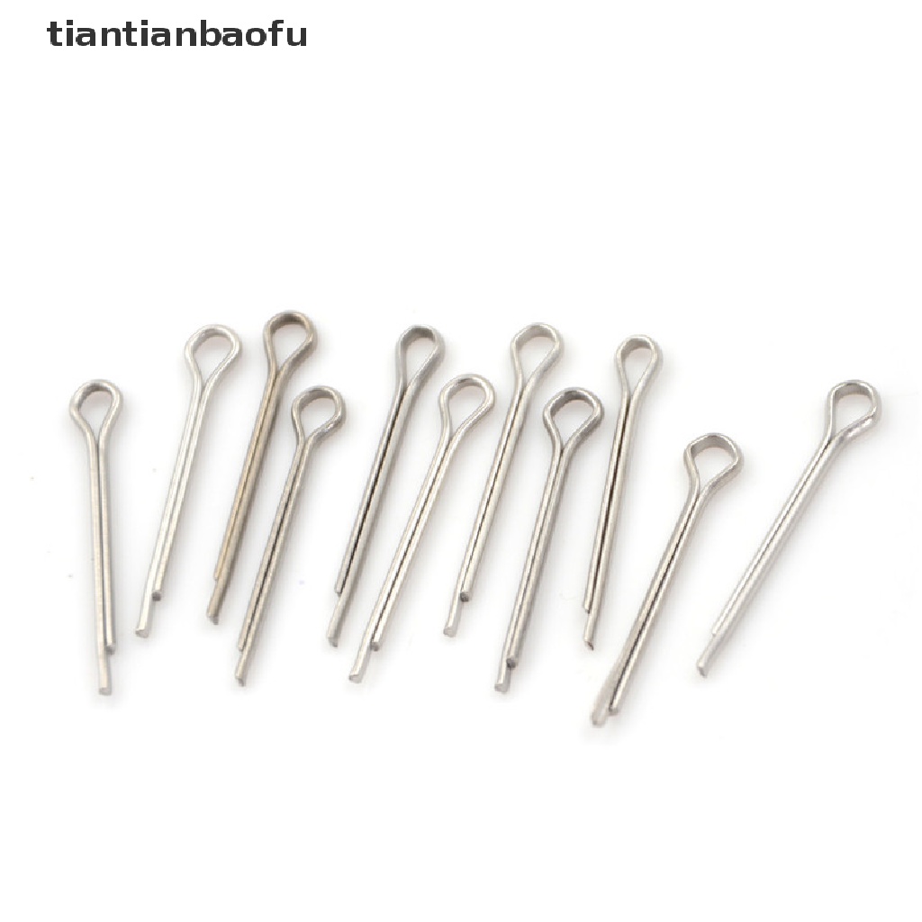 [tiantianbaofu] 10PCS Stainless Steel Split Cotter Pins Hardware Fasteners Parts M2 M3 M4 M5 Boutique