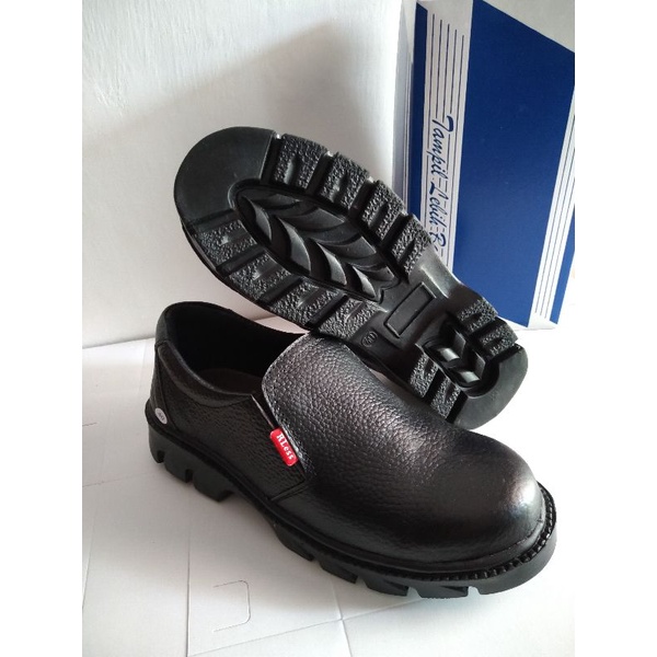 Sepatu Kulit Sapi Safety Slip On Kickers Pria 01