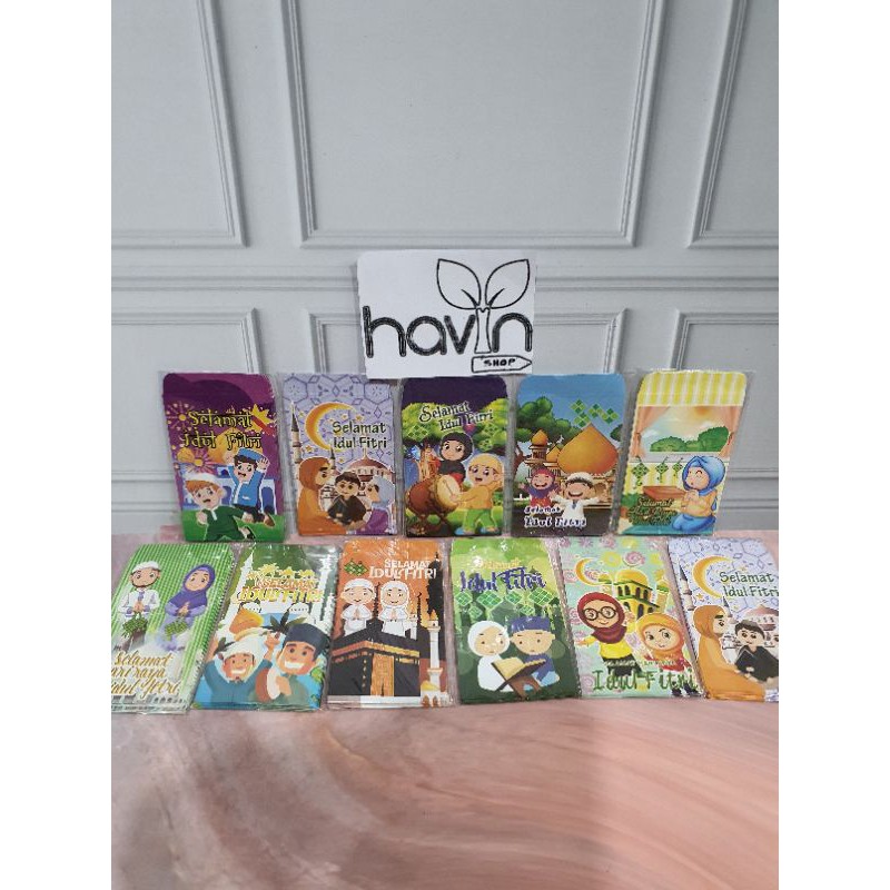 AMPLOP LEBARAN ukuran. S (5.5cm X 9cm)/ANGPAO IDUL FITRI uk. S-Muslim