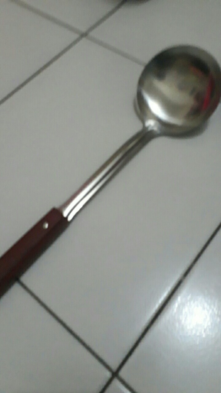 Sinduk Sayur Tebal Panjang / Centong Sayur Bahan Stainless Steel