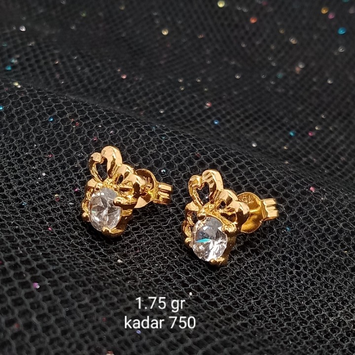 Anting Emas 17 K - 1.75 gr Kadar 750 - 3125